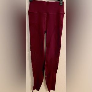 Fabletics NWT size L, burgundy, sculpt fit workout pants.